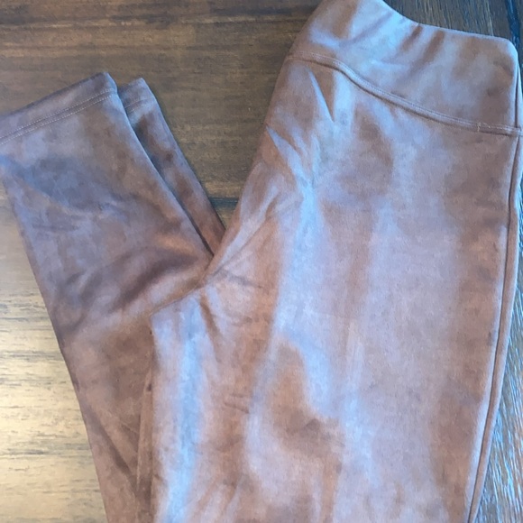 Brown Faux Suede Pull On Pants! - Picture 4 of 6